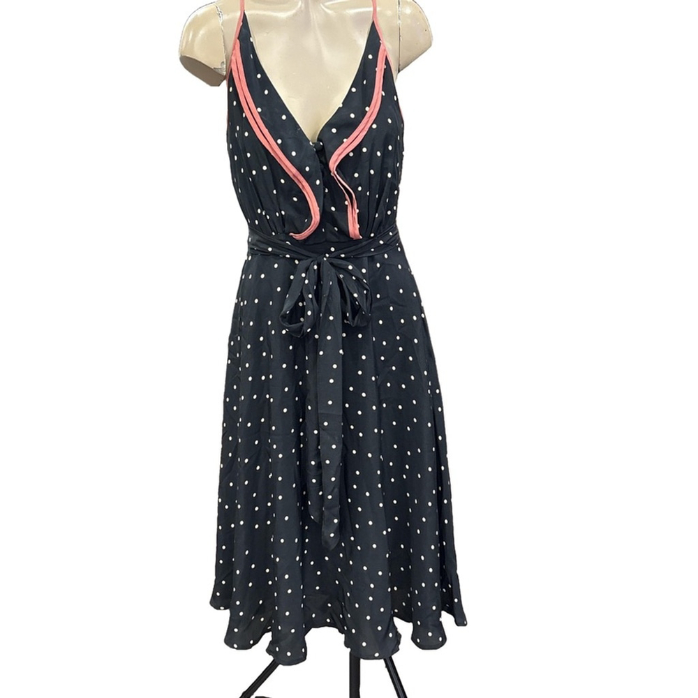 🔴SOLD🔴 100% Silk Polka Dot Dress